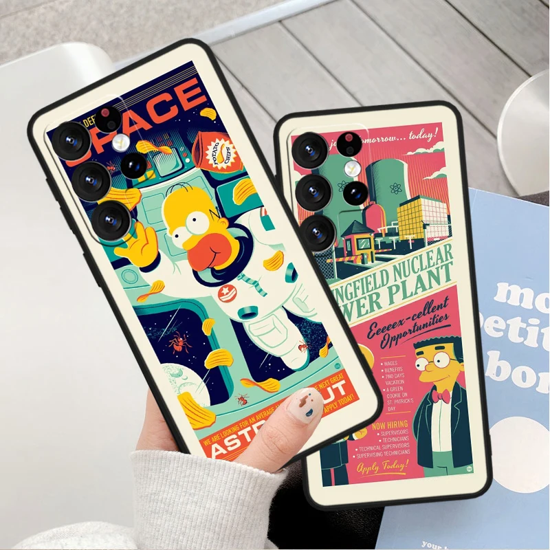 Милый чехол из ТПУ для Samsung Galaxy S24 S23 S22 S21 S20 FE S10e S10 Ultra Plus