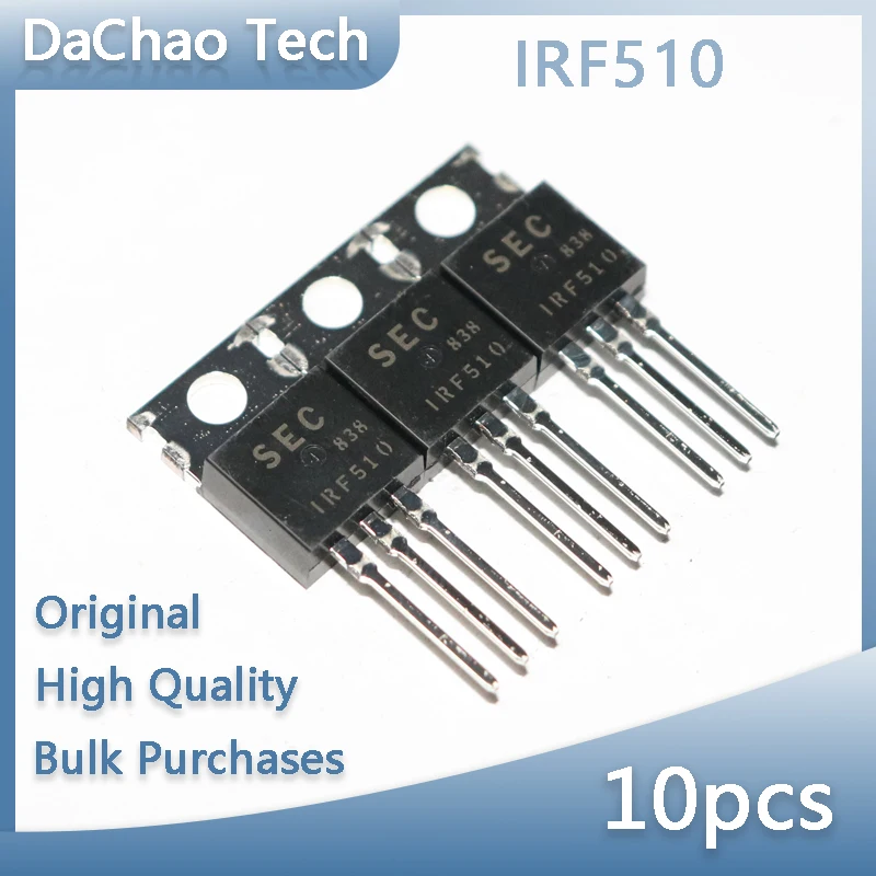 

10pcs IRF510 100V 5.6A SEC TO-220 Original New