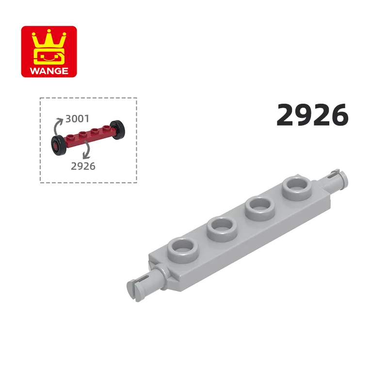 WANGE 2926 100 г/135 шт. 1x4 с болтами обеих сторон строительные блоки цветные аксессуары Moc
