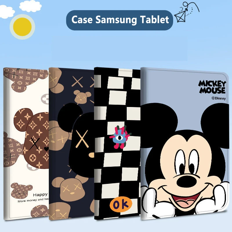 

Чехол для планшетов Samsung T500 T505 10,4 дюймов, чехол для Tab A8 X200 X205, умный мягкий чехол для Tab A8 X200 X205 10,5, кожаный милый