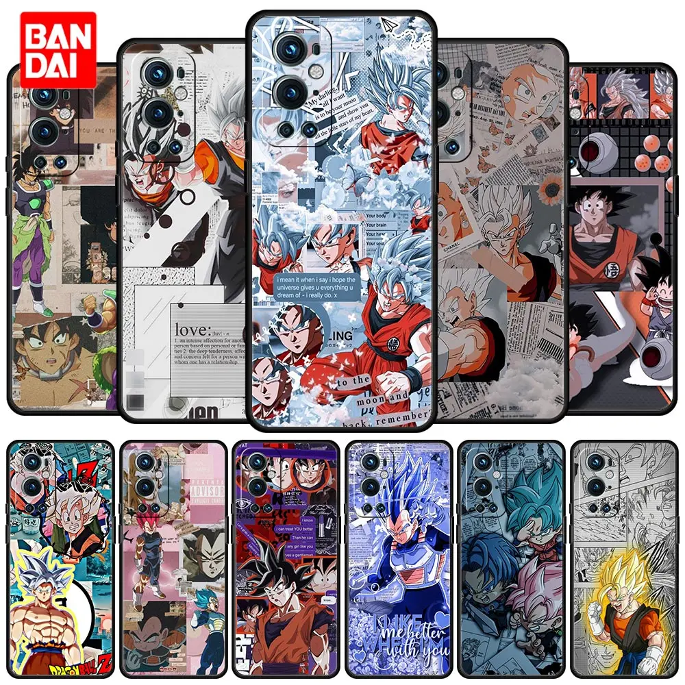 

Japan Anime Dragon Ball Case for OnePlus 8 8T 9 9R 9RT 10 Pro Nord CE N200 2 N100 N10 5G Silicone Cover Soft Luxury Black Funda