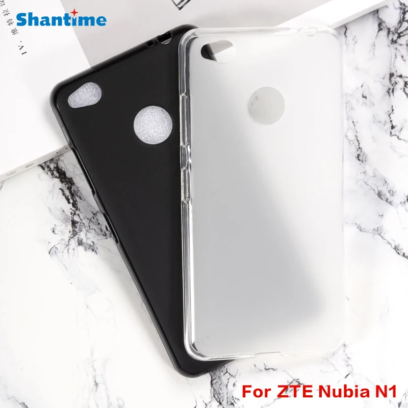 Силиконовый защитный чехол для телефона ZTE Nubia N1 мягкий ТПУ