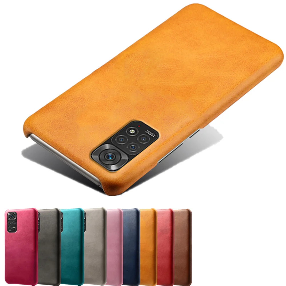 

Redmi Note 11 Pro Luxury Vegan PU Leather Cover For Xiaomi Redmi Note 11 Pro 5G Slim Coque For Redmi Note 11E Pro 11Pro Case