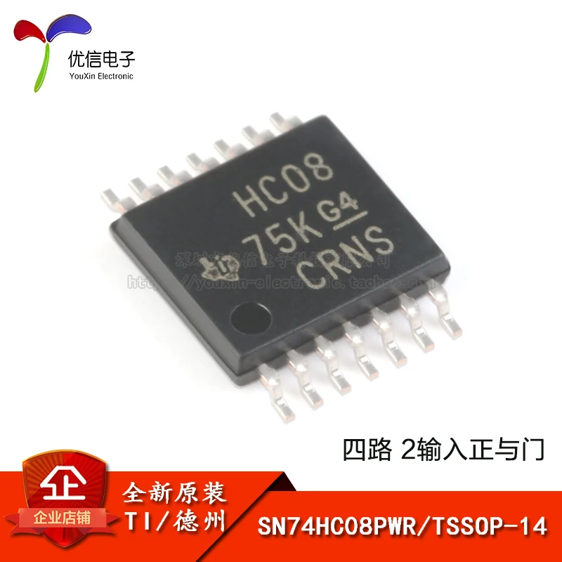 

10pieces Original stock SN74HC08PWR TSSOP-14 2