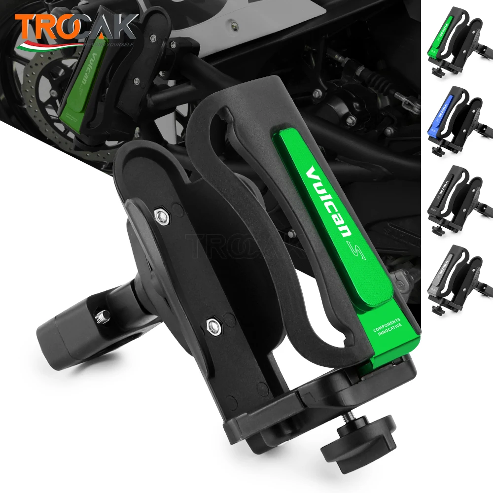 

For Kawasaki VULCAN S VulcanS 650cc 650 CC High Quality CNC Aluminum Drink Cup Holder Motorcycle Accessories Water Bottle Cage