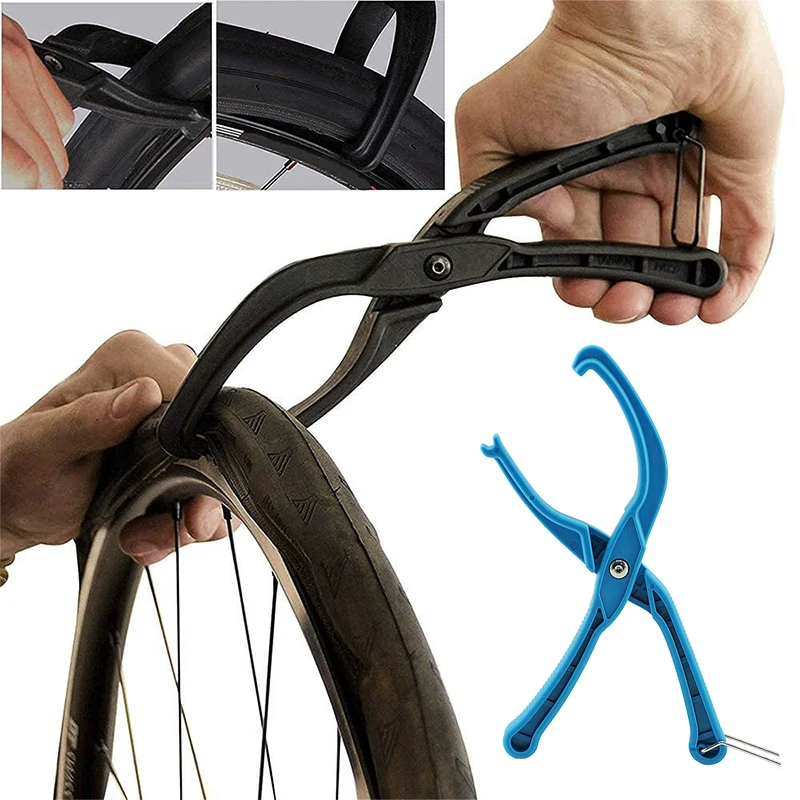 

ABS Bike Rim Tire Pliers for Cycling Repair Tools Bike Hand Tire Lever Bead Tool for Hard to Install Bicycle Tires Removal Clamp