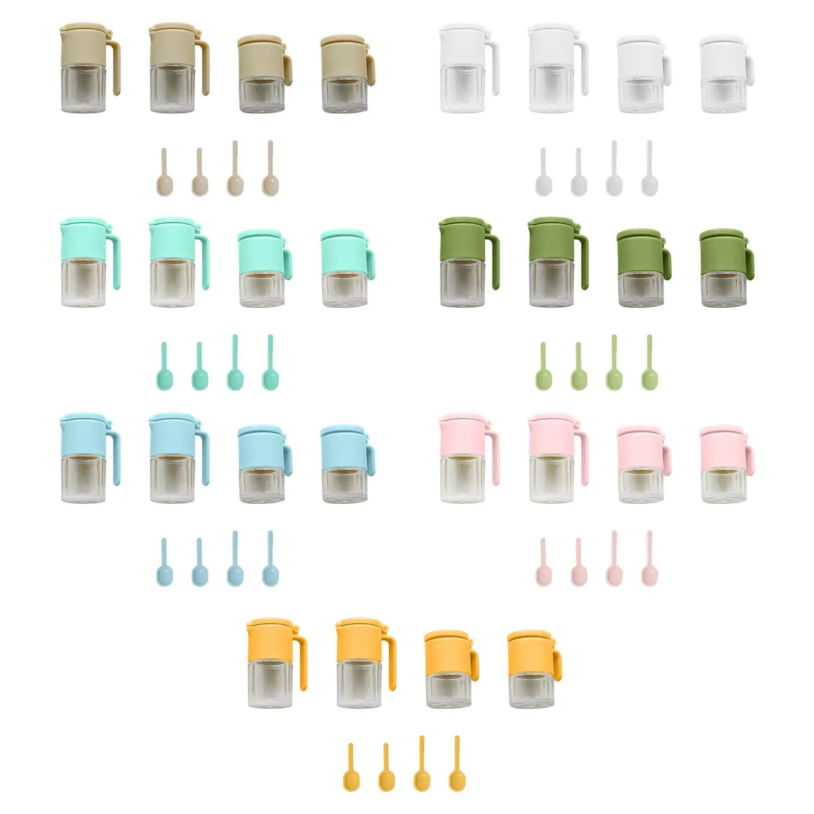 

Glass Jars for Doll House Accessories Micro Landscape Dollhouse Decoration