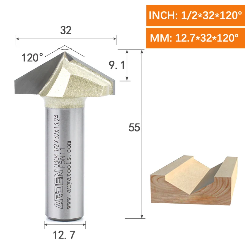 

Vsharp ARDEN V Bit Фреза для гравировки из твердого сплава