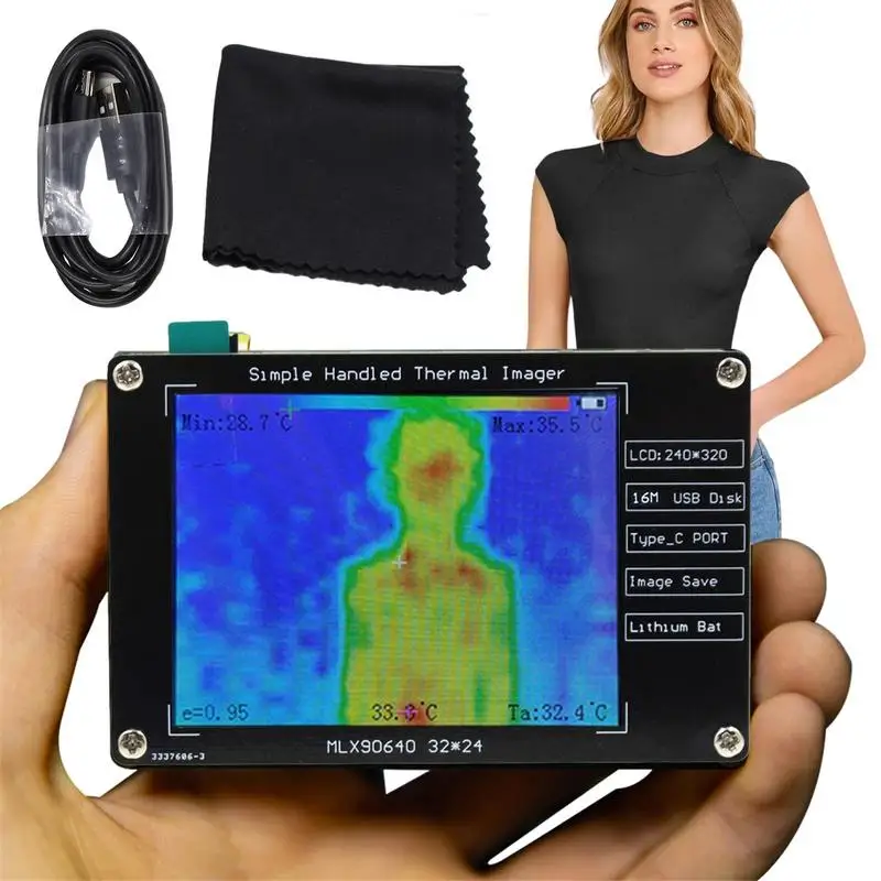 

Thermal Imaging Camera Rechargeable Thermal Camera Inspection Tool For Electrical Mechanical Building And Maintenance