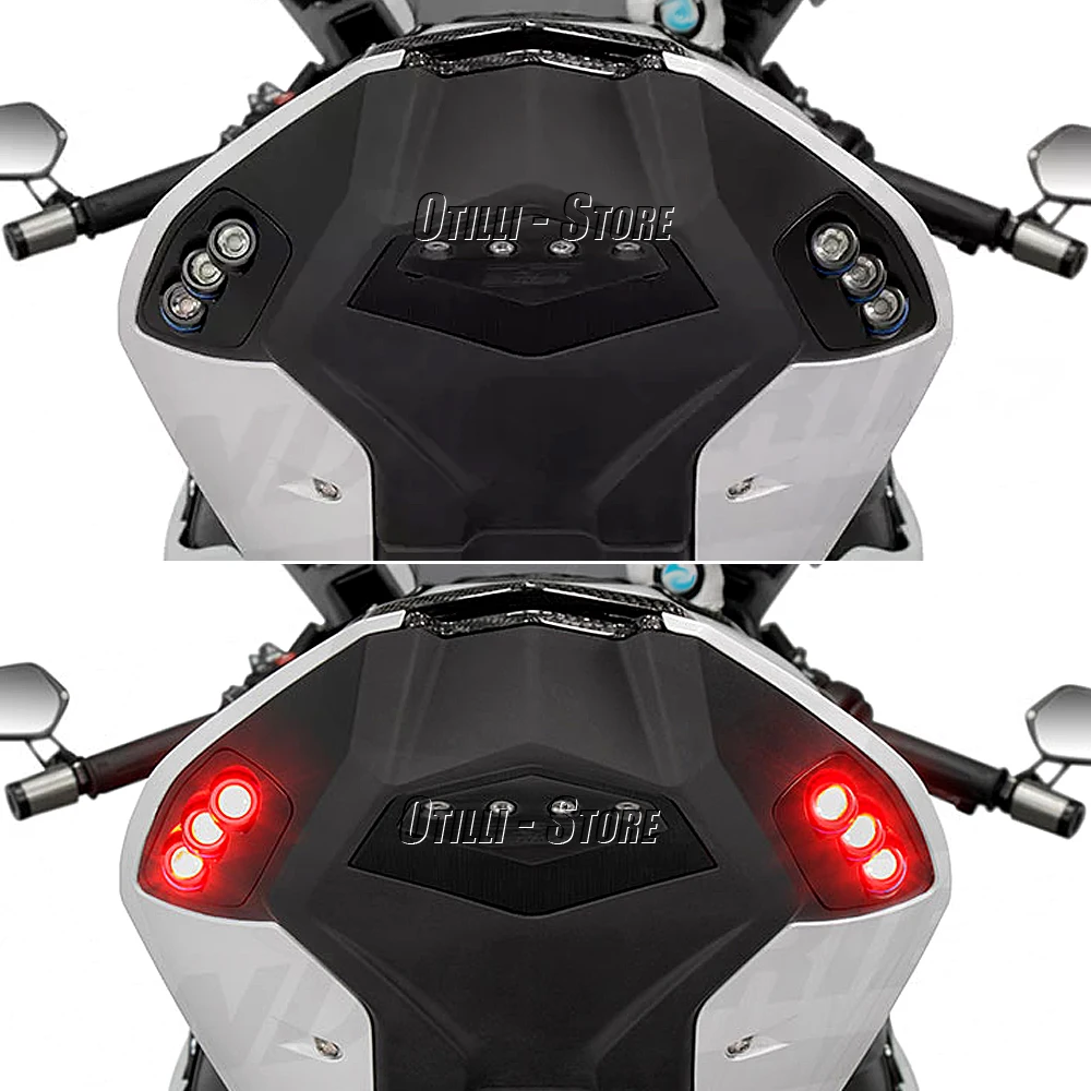 Фото Для BMW S1000RR 2021-2022 новые задние фонари для мотоцикла, светодиодные указатели поворота, указатель поворота, задний фонарь S1000RR 2020 №3