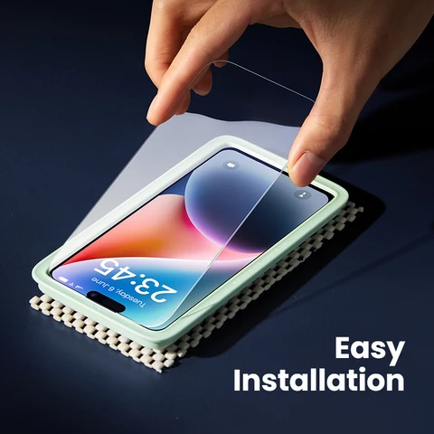 UGREEN 2 шт. Защитная пленка для экрана для iPhone 17 16 15 14 13 12 Pro Max Закаленное стекло для iPhone 16 Plus Защитные пленки для экрана 15pro