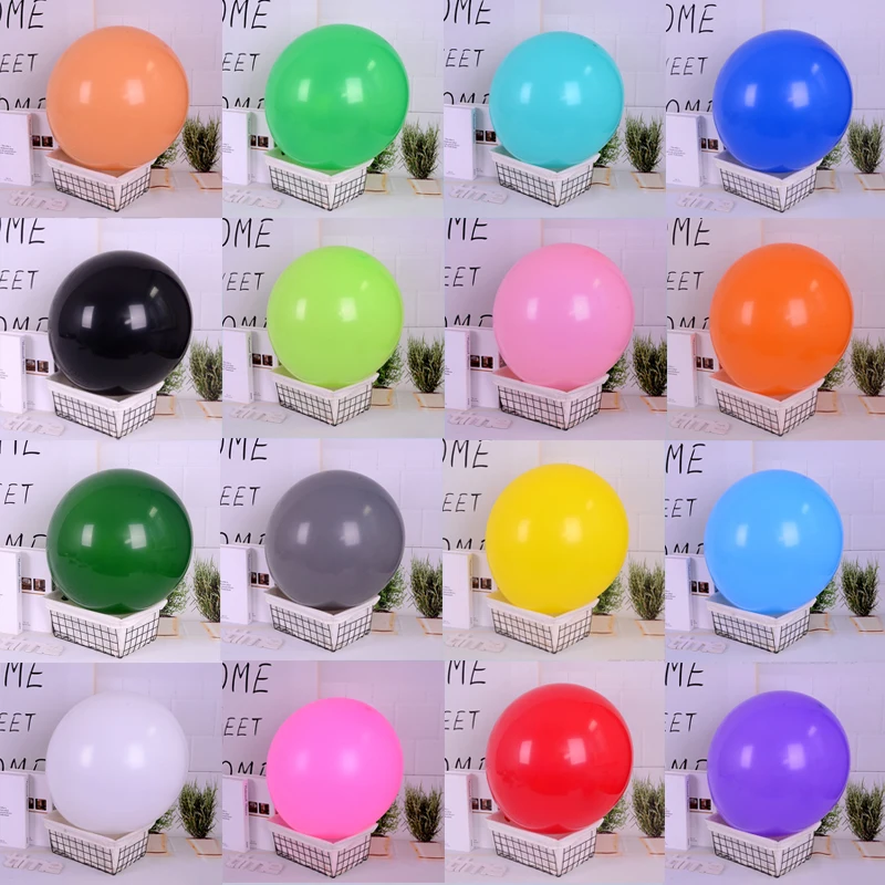 

Thickened 10/12/18 Inch Matte Balloons Wedding Party Decoration Ballon Baby Shower Globos Round Latex Arch Balloon Wholesale