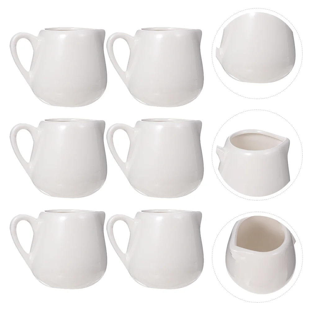 

Ceramic Milk Jug Afternoon Tea Cafe Barista Coffee Maker Tools Milk Pitcher Cup Gravy Boats Sauce Container Tableware