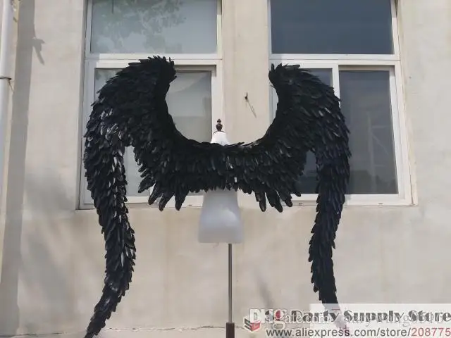 

NEW Customized Black Devil Angel Wings Cosplay Shooting Display Props Stage Bar Decoration Fashion Accessories