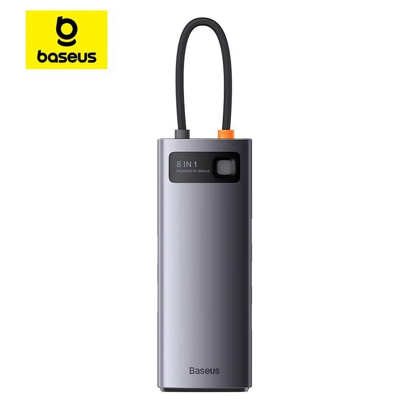 Разветвитель Baseus USB C на HDMI, 4K @ 60, USB 3,1, 10 Гбит/с, RJ45 - Товары для дома - ТОПы продаж