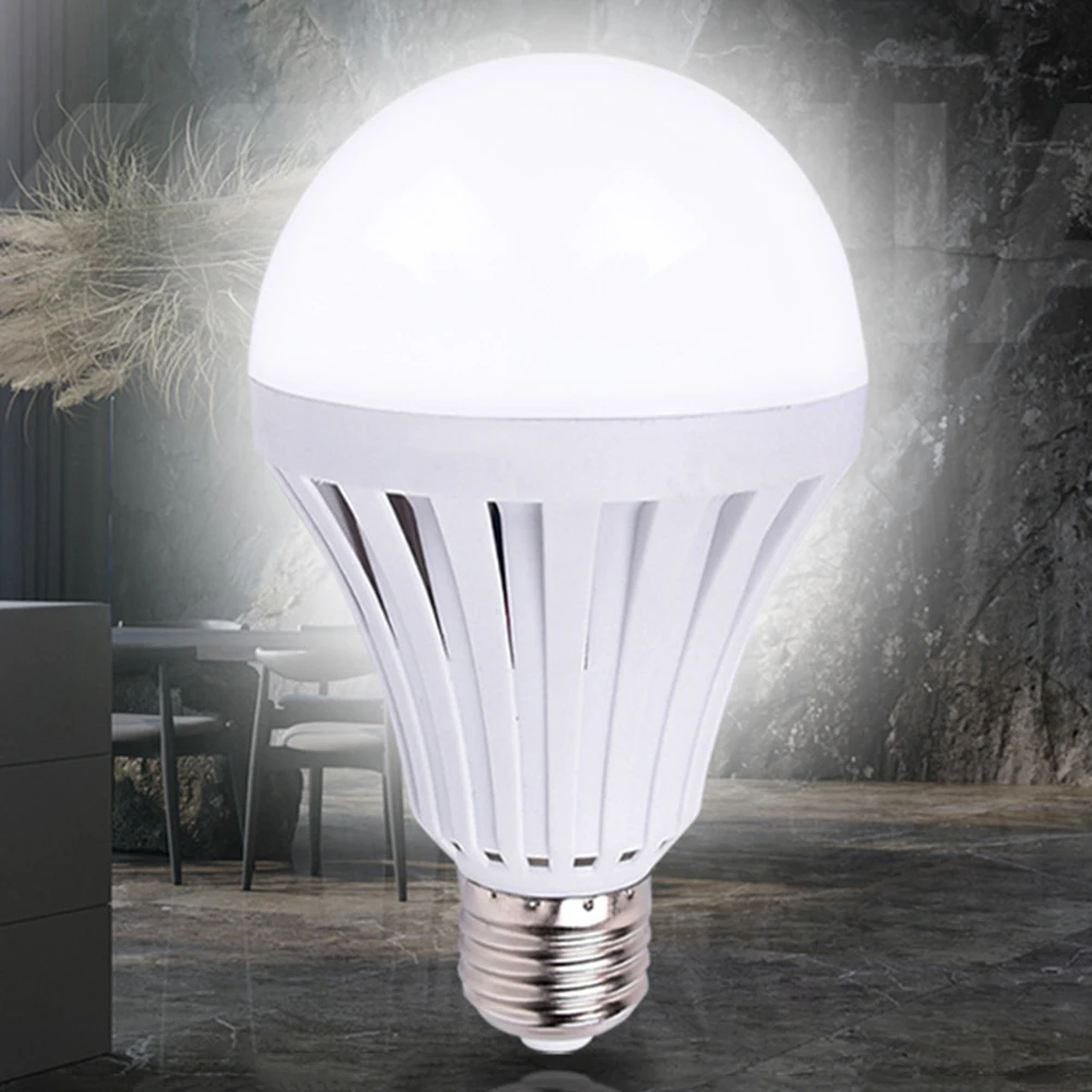

5/7/9/12W Emergency Bulb Light Rechargeable E27 BBQ Camp Light Energy Saving Environmentally for Living Room Bathroom
