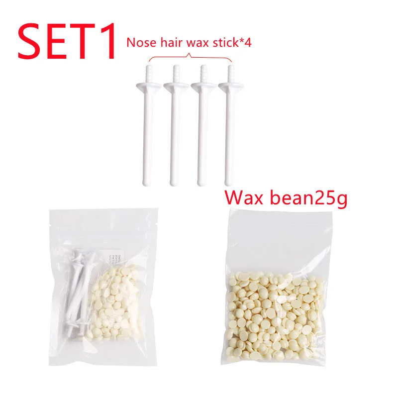 Портативный восковой набор для удаления волос в носу эффективный и безопасный