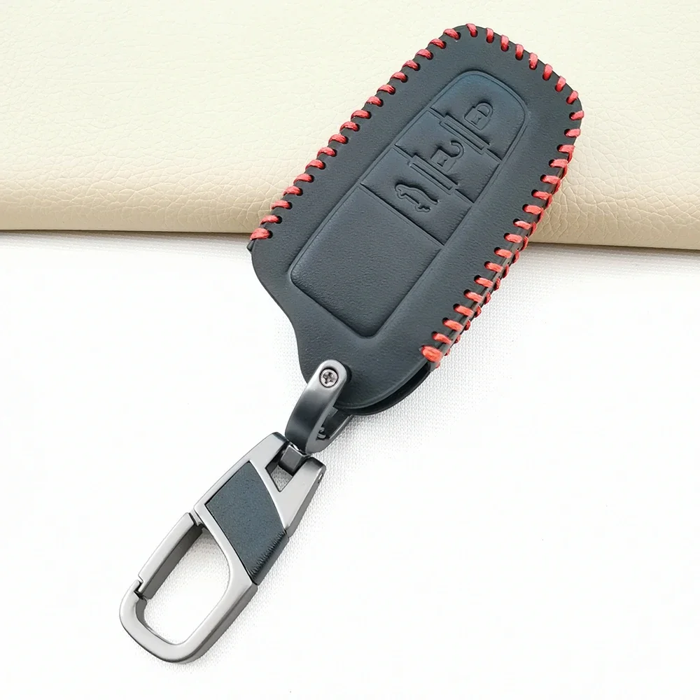 Для Toyota Prius Camry Corolla CHR C-HR RAV4 Land Cruiser Prado лидер продаж 100% Кожаный Автомобильный ключ