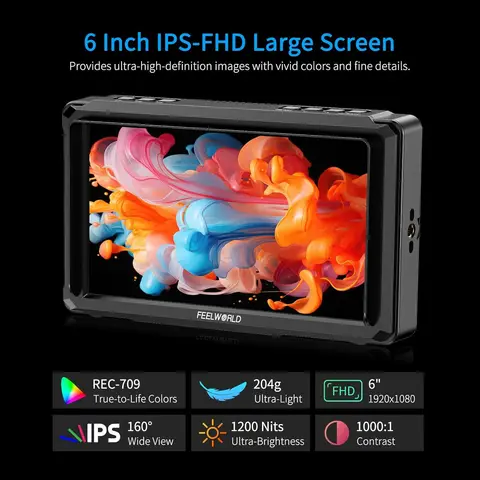 FEELWORLD FW568 PRO 6" Полевой монитор