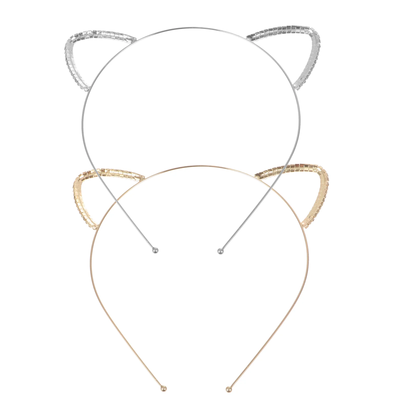 

2Pcs Cat Ear Head Accessories Adorable Cat Ear Headwears Cosplay Hair Hoops