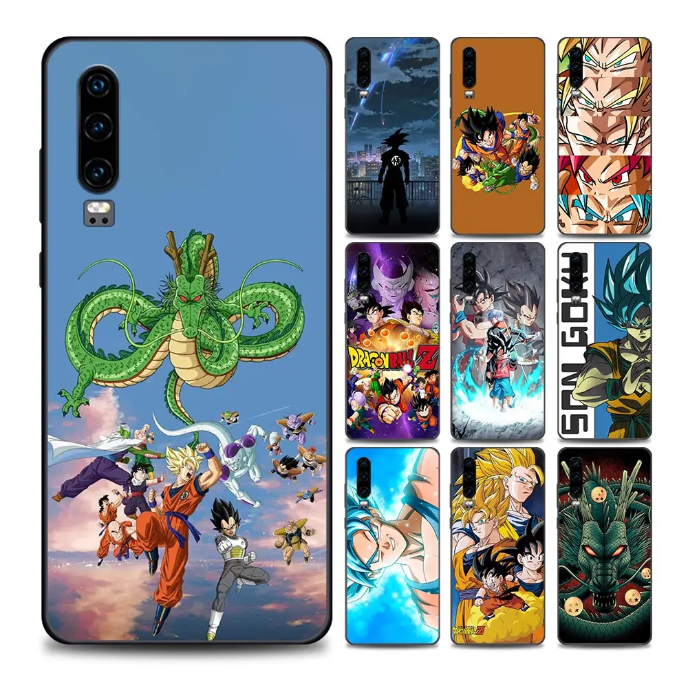 

Phone Case for Huawei P10 Lite P20 P30 P40 Lite P50 Pro Plus P Smart Z Soft Silicone Japanese Anime Dragon Ball Z Guko