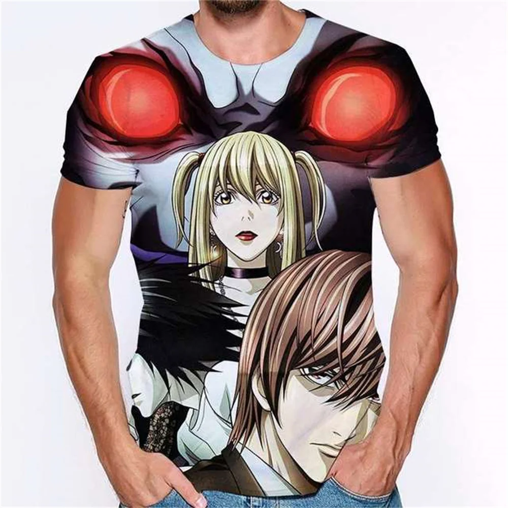 

Летняя мужская футболка с надписью «Death Note»