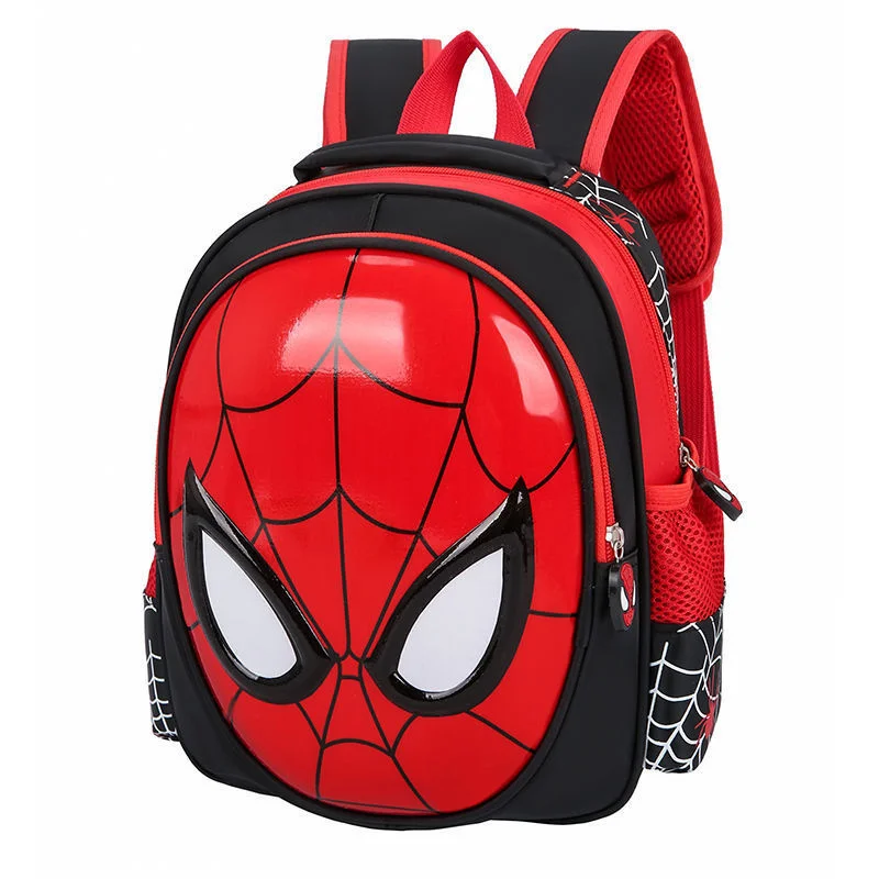 

Disney MARVEL SPIDERMAN Figure Backpacks Super Heroes School Bag 3D Stereo Children Boys Kindergarten Backpack Kids Cartoon Bags