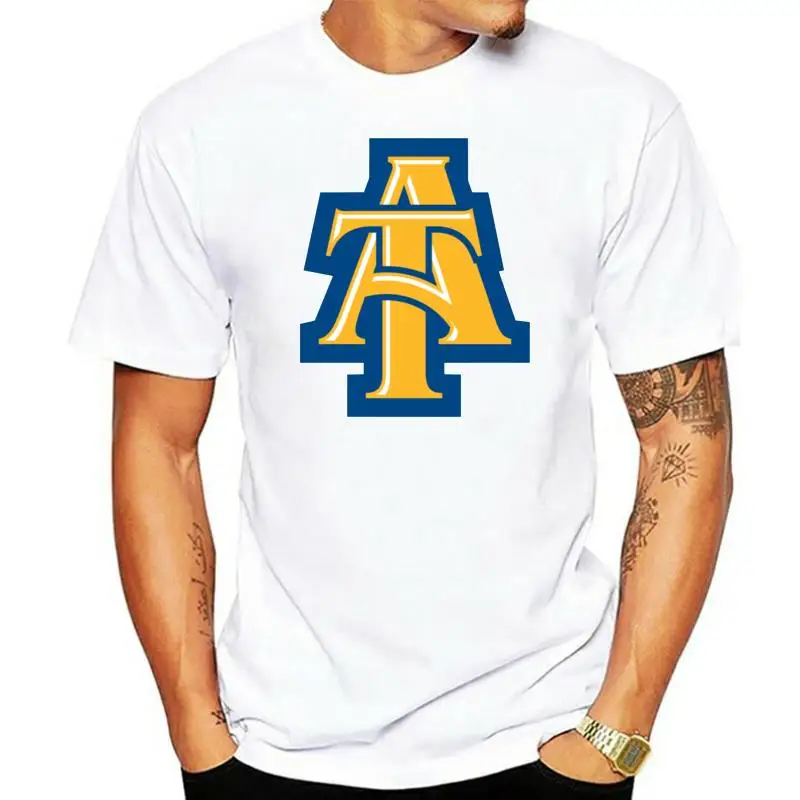 

Футболка с логотипом Северная Каролина A & T Aggies Ncat, унисекс, мужская и женская футболка