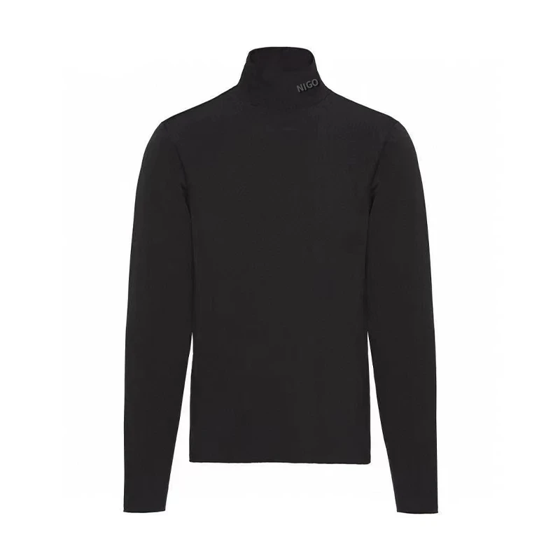 

NIGO High Neck Bottoming Shirt Long Sleeve T-shirt Sweater #nigo3574