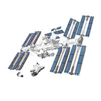 10266 21321 usa apollo international space mission station 11 lunar moudle lander technical building block bricks kid gift toy
