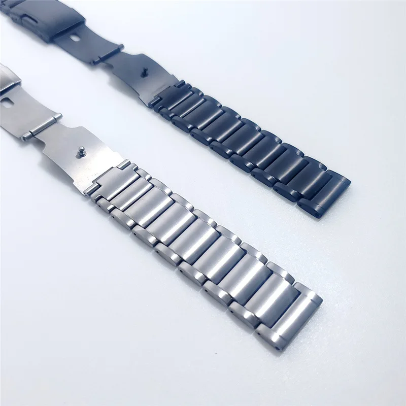 22mm applicable to Huawei gt2 watch strap intelligent three-bead titanium alloy watch strap titanium strap