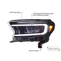 car lights for ford ranger headlight 2015 up led drl turn signal light low high beam