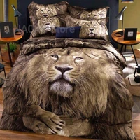 lion duvet cover set wild animal bedding set 23pcs comforter cover african wildlife quilt cover with pillowcases