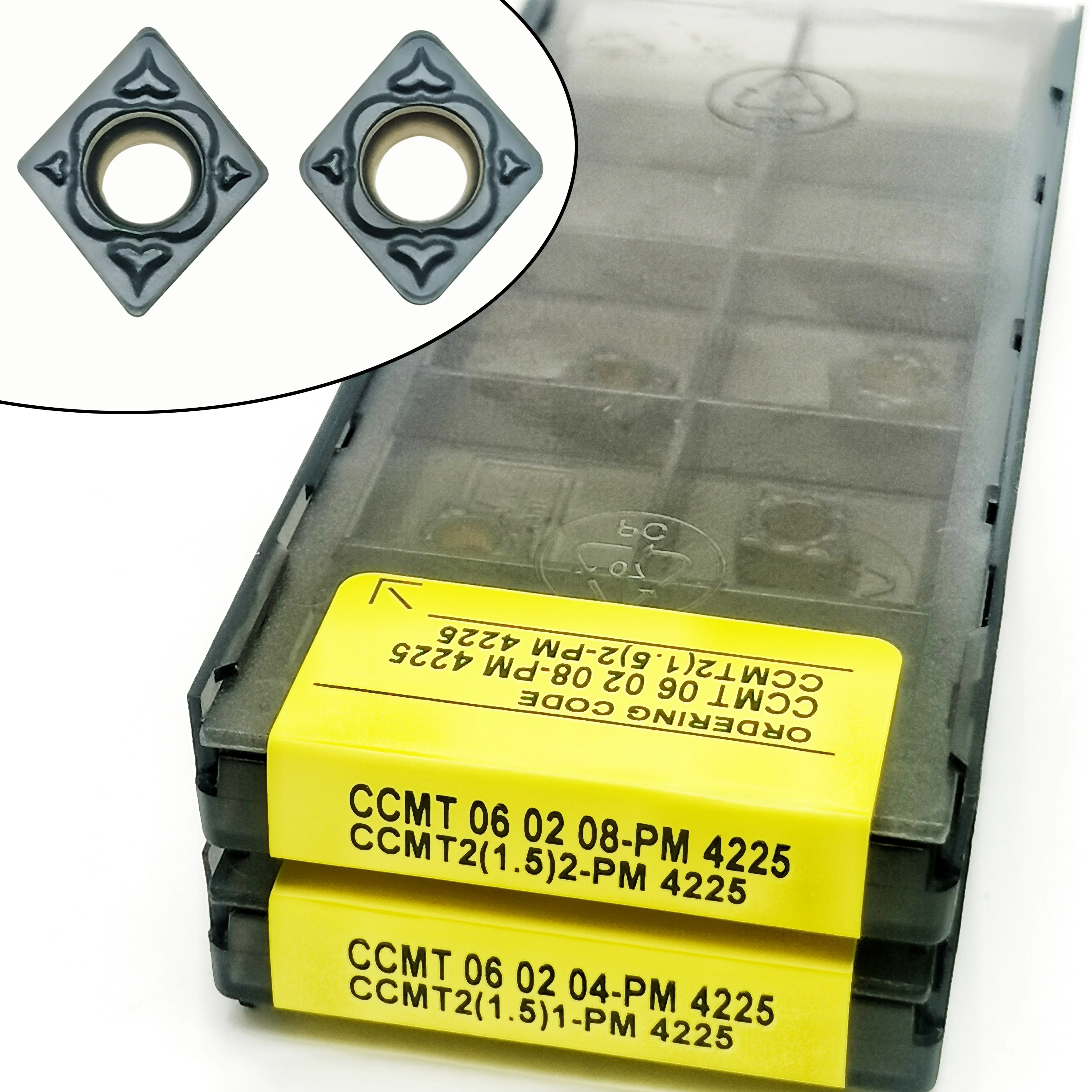 

High Quality CCMT060204 CCMT060208 PM 4225 Carbide Tool Metal Turning Tool CNC Tool Lathe Tool CCMT0602 Turning Tool