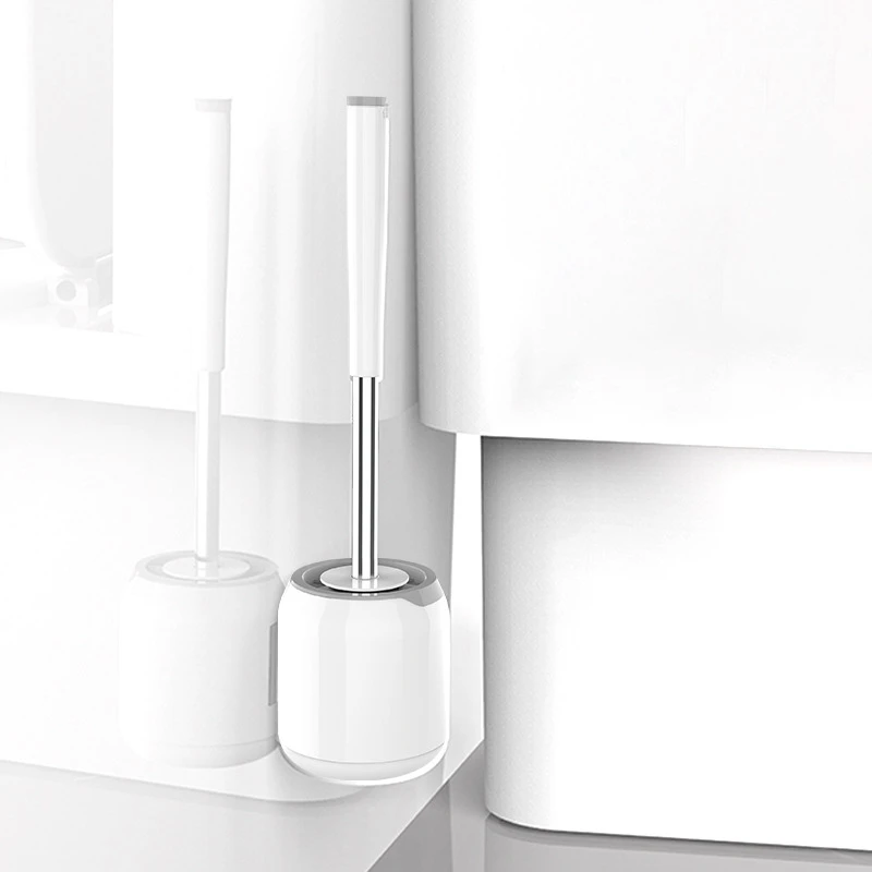 

TPR щетка для унитаза резиновая головка держатель Чистящая Щетка для унитаза Настенные Бытовые напольные инструменты для уборки ванной комн...