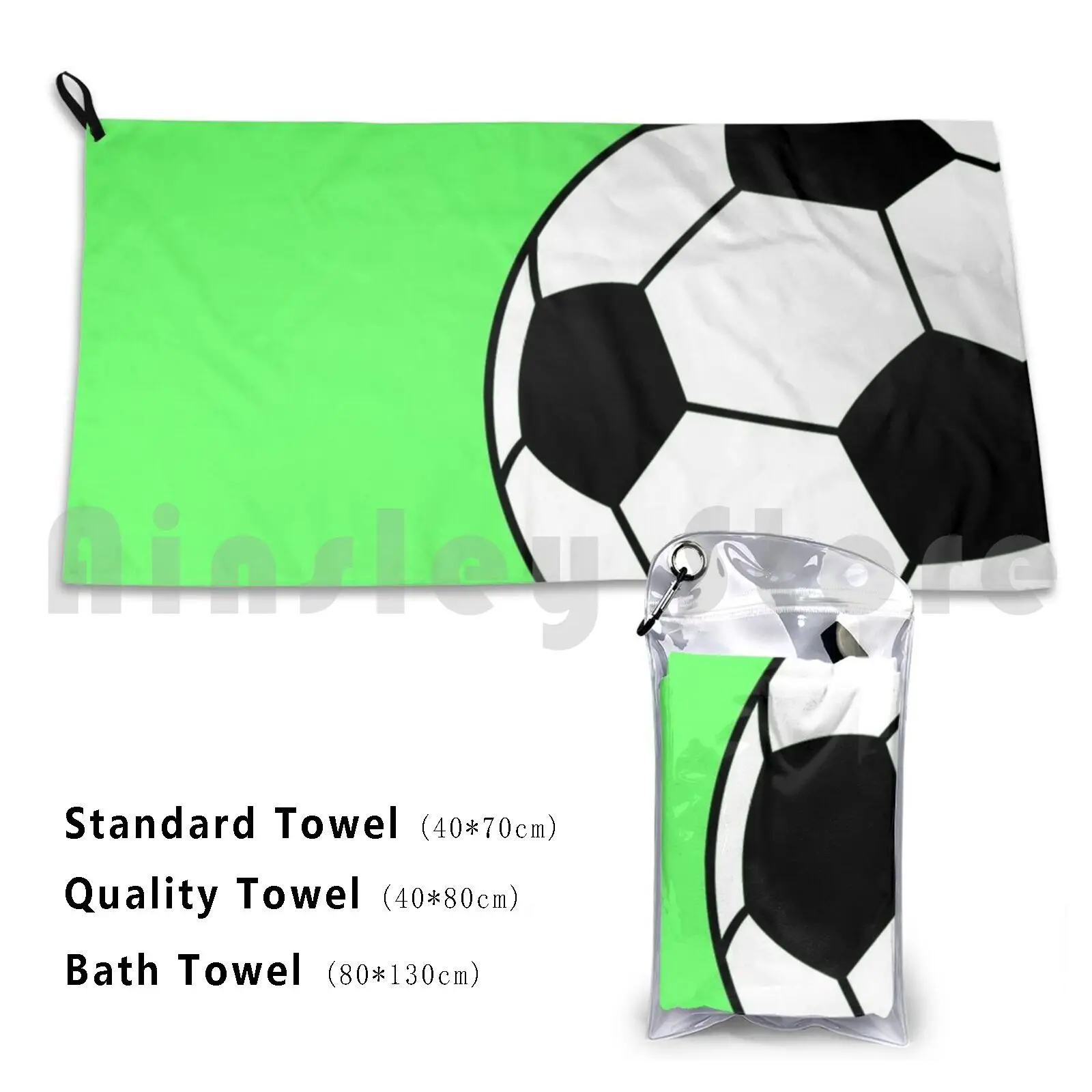 Bath Towel Soccer Football Rugby Epl