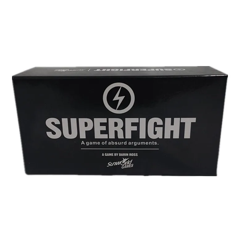 

Настольные игры Superfight, игрушки, карточная игра с абсурдными аргументами, веселая семейная настольная игра, игрушка для детей, подростков и в...