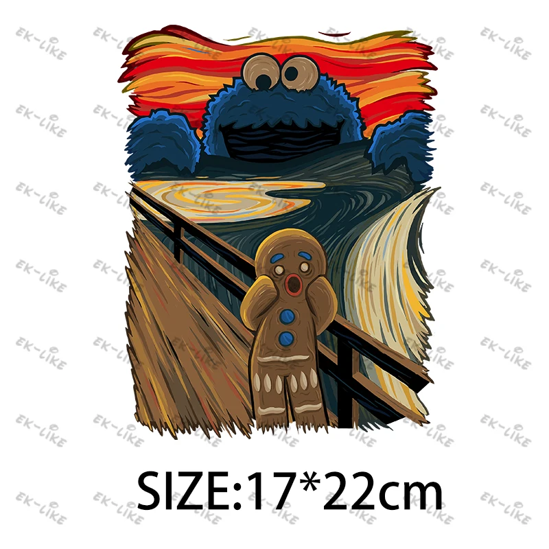 

Термотрансферы MINISO Cookie Monster