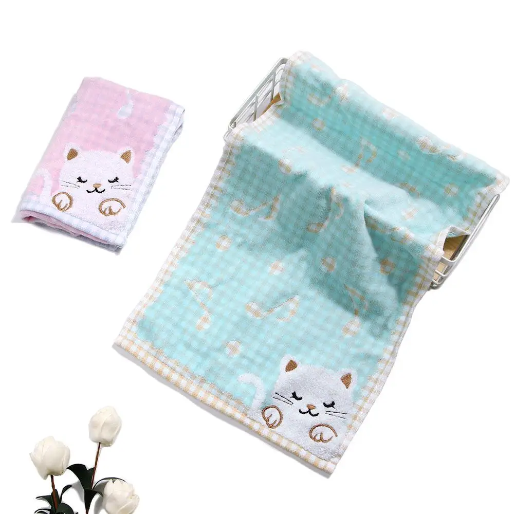 

Cotton 1Pc Cute Soft High Quality Towel Kittens Kids Towel
