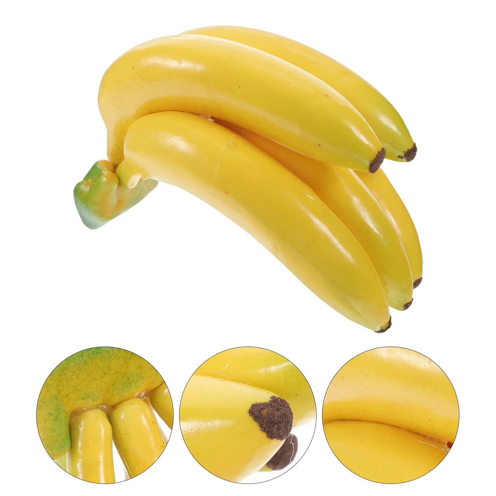 

Plastic Food Toys Simulated Banana Vegetable Fake Fruits Model Bananas Emperor Simulation Decor Photo Prop Foam Artificial