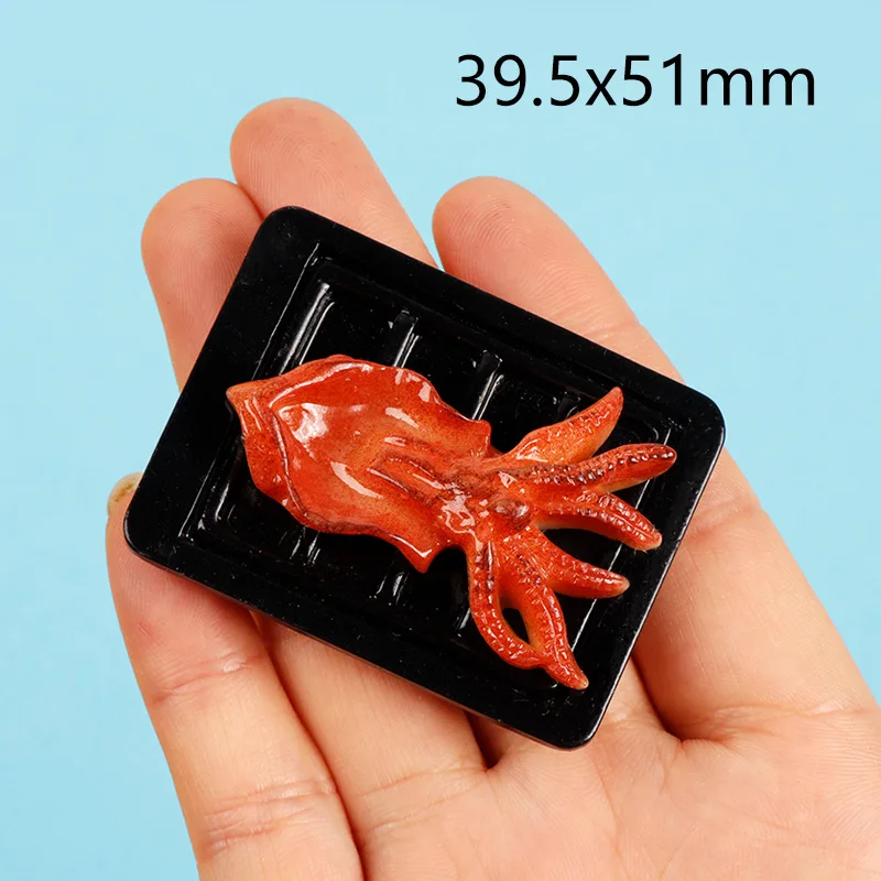 

Кавайные 3D Поддельные тарелки из смолы, товары для рукоделия, большие миниатюры, скрапбукинг, фигурки для украшения дома «сделай сам» с плоским основанием