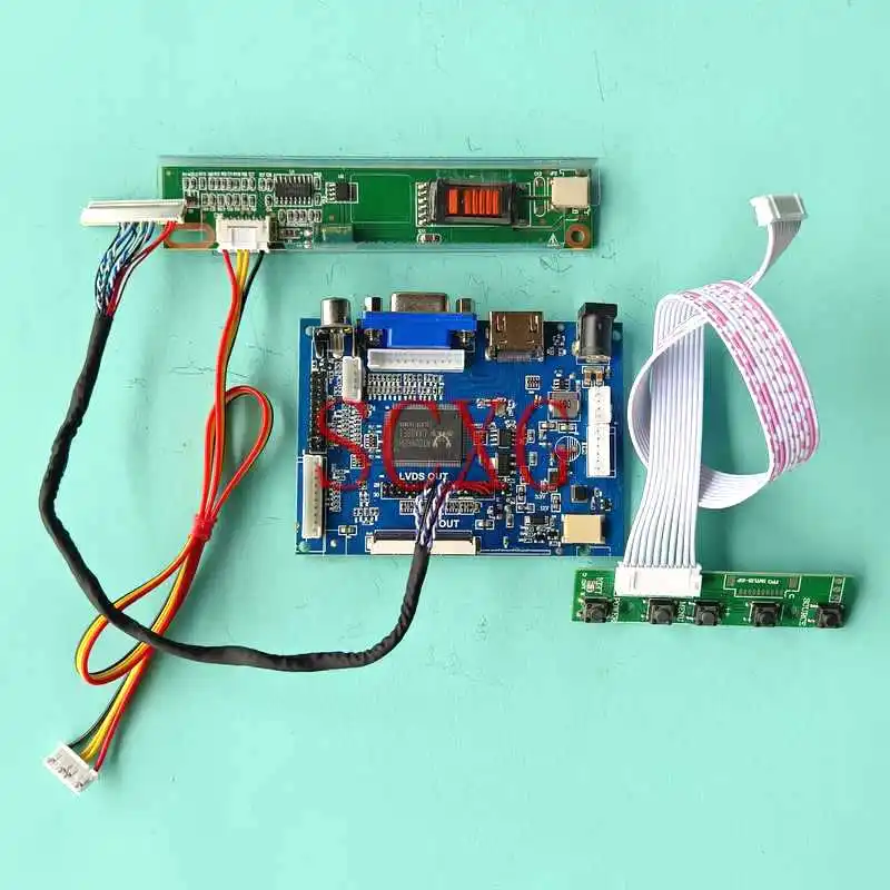 

For QD14XL07 QD14XL20 Laptop Display Screen Controller Board LVDS 30 Pin 14.1" 1024*768 AV VGA HDMI-Compatible DIY Kit 1CCFL