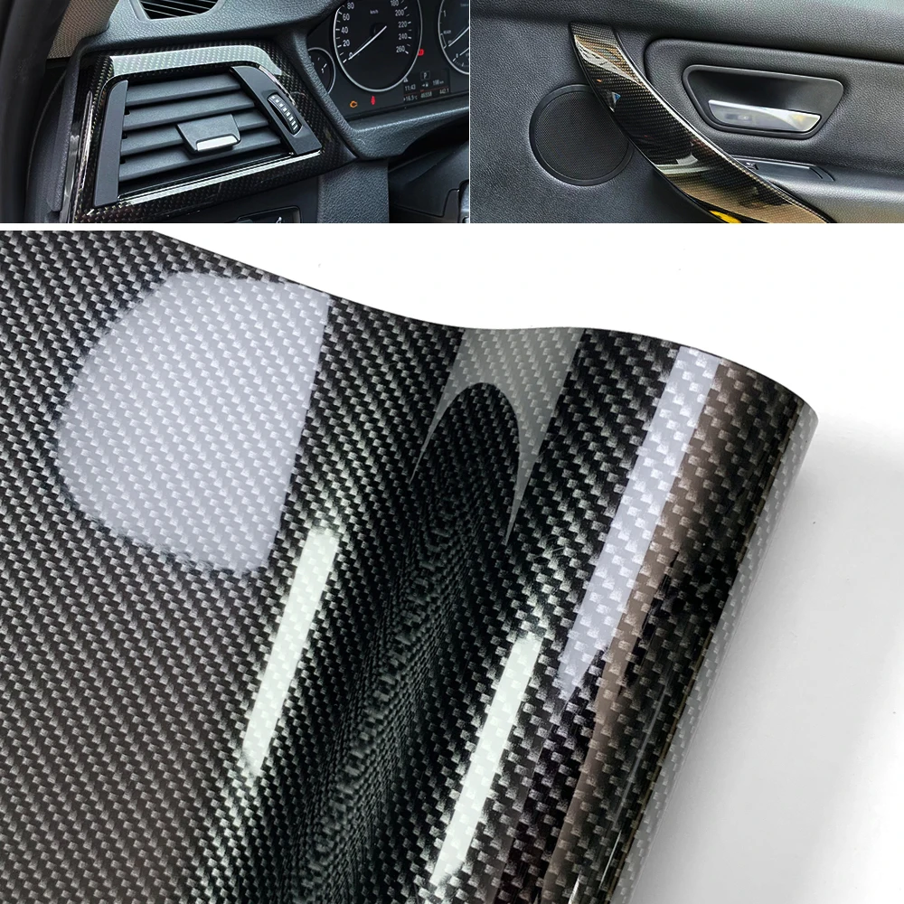 50 см * 300 глянцевая наклейка из черного золота серебристого и красного кованого