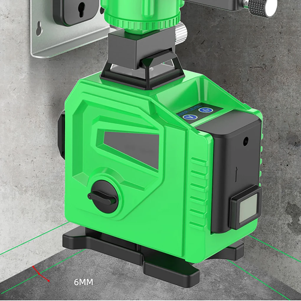 

16-line Leveler Horizontal Vertical Automatic Self-leveling Leveler Indoor Outdoor, Type 2, Blue Light, EU Plug