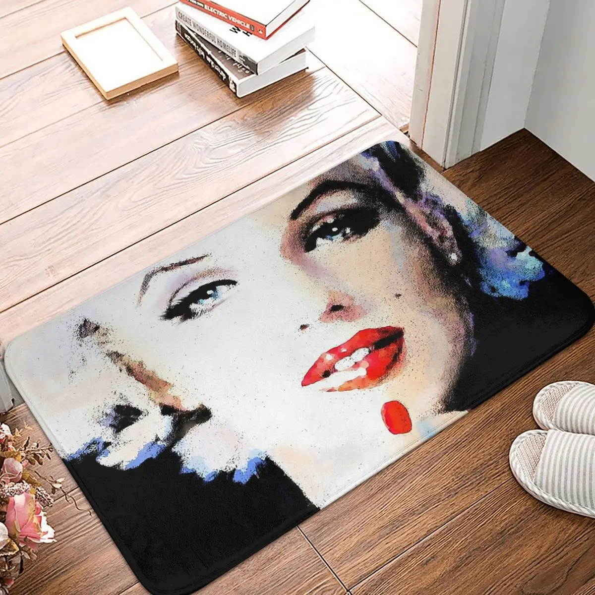 

Marilyn Monroe Sexy Goddess Bathroom Mat Oil Painting Doormat Kitchen Carpet Balcony Rug Home Decor