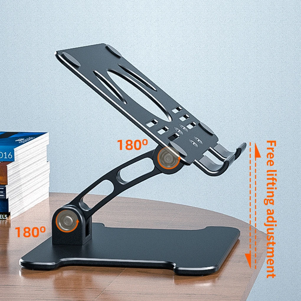 

Держатель для планшета настольная подставка Регулируемая поддержка Складной Гибкий подходящий аксессуар удобный портативный серебристый