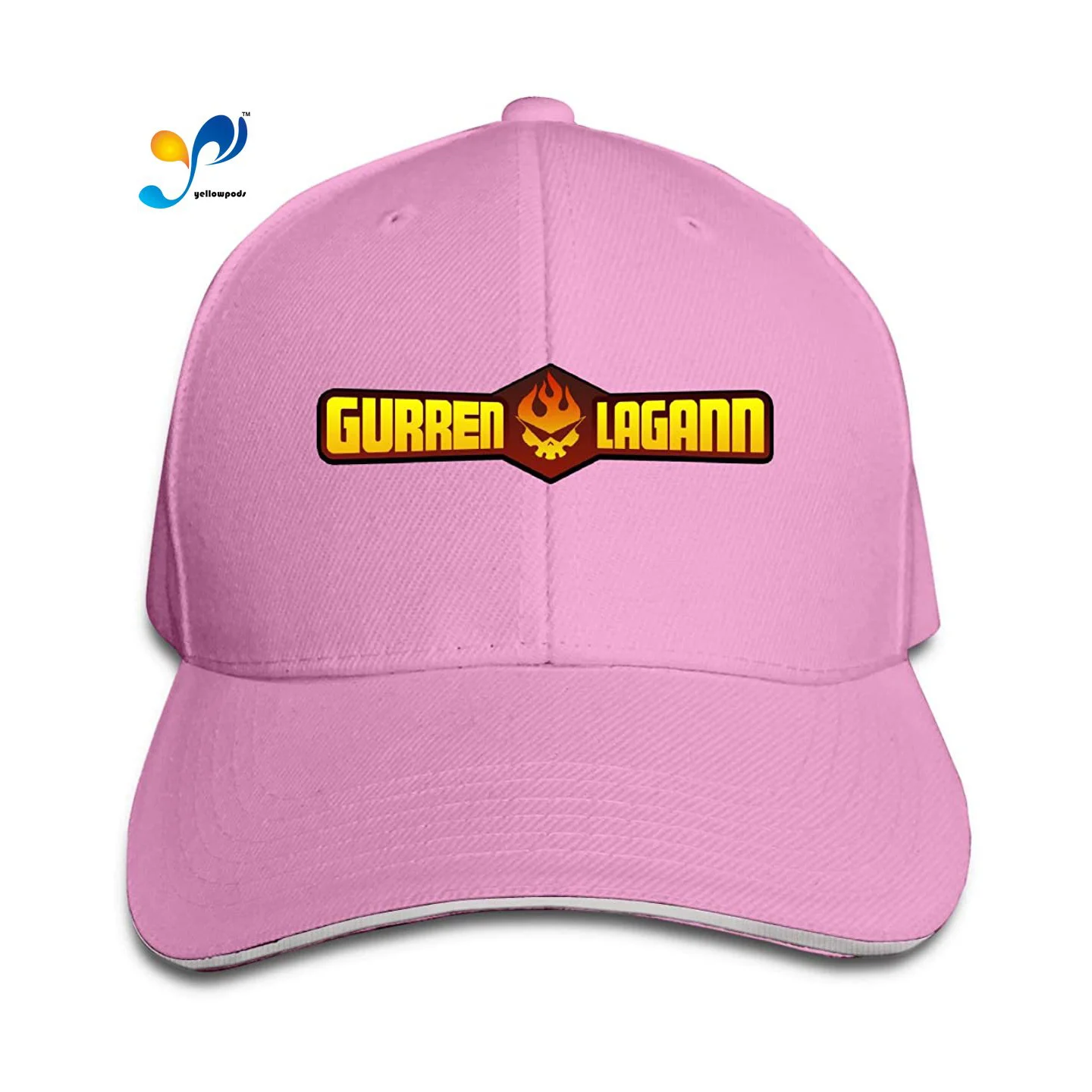 

Gurren Lagann Hip Hop Golf Trucker Adjustable Peaked Sandwich Hat Black Unisex Casquette White Moto Gp Baseball Cap