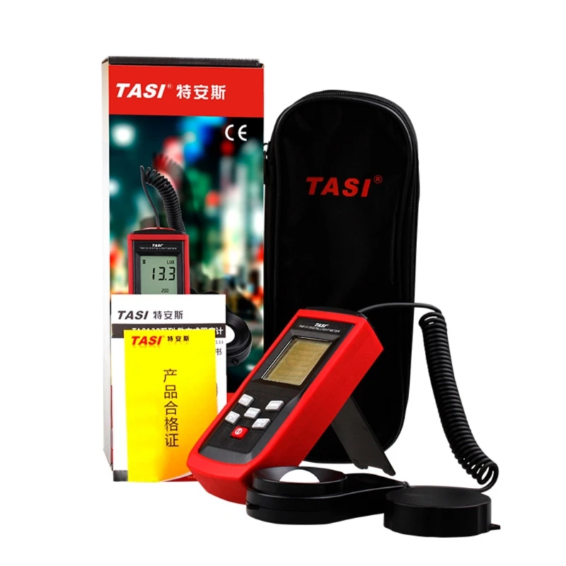 

Light Meter for lux Meter Digital Illuminance Light Meter Handheld Ambient Temperature Measurer with Range up to 200,000