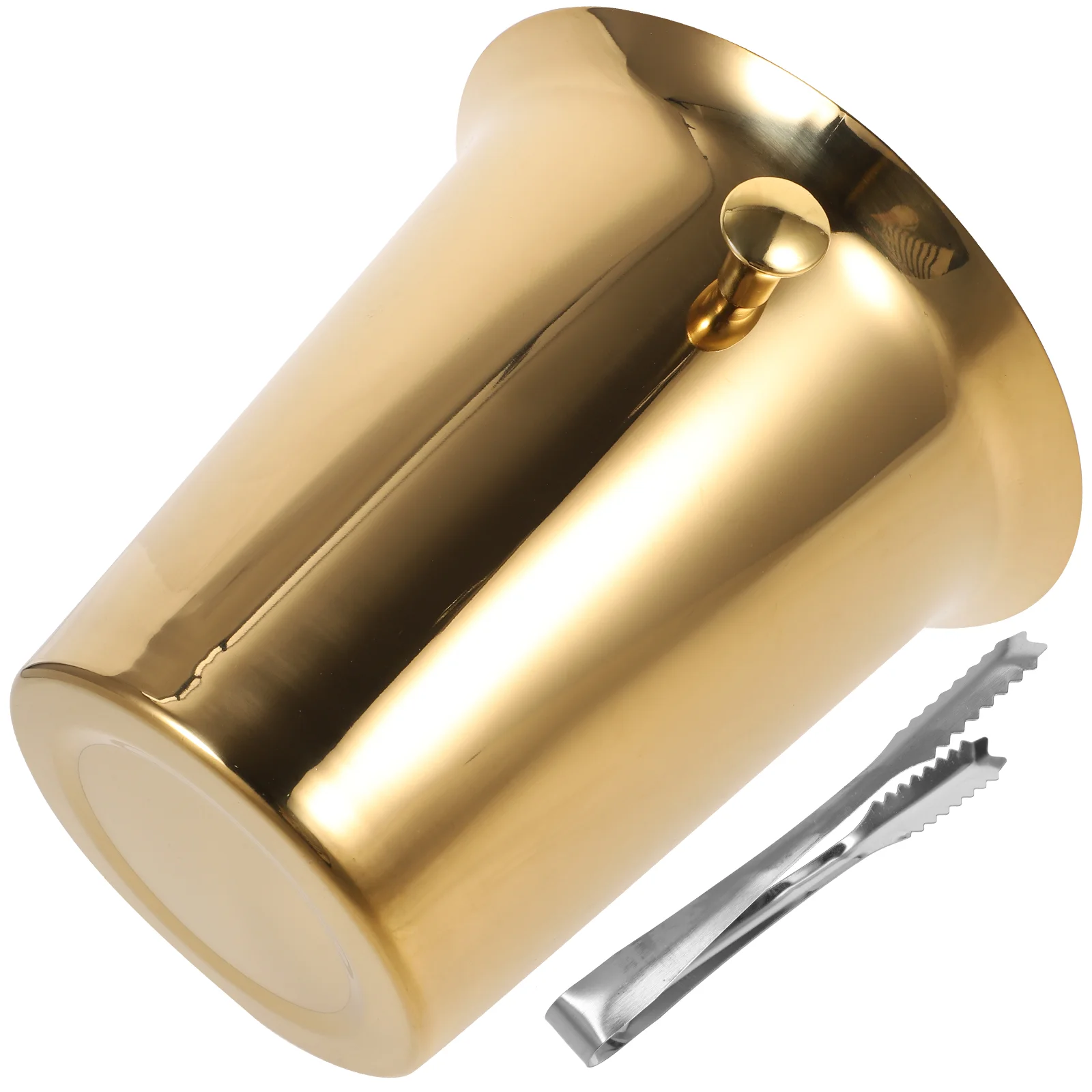 

Kitchen Bin Stainless Steel Bucket Ice Bucket Large Metal Bucket for Home Beer Party