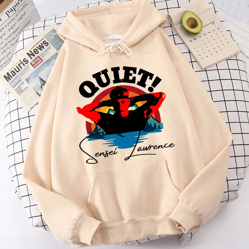 

Quiet Cobra Kai Lawrence Fashion Sweat Print Men's Hoody Oversize Sweatshirts Autumn Fleece Hoodies Fashion Casual Clothing Men